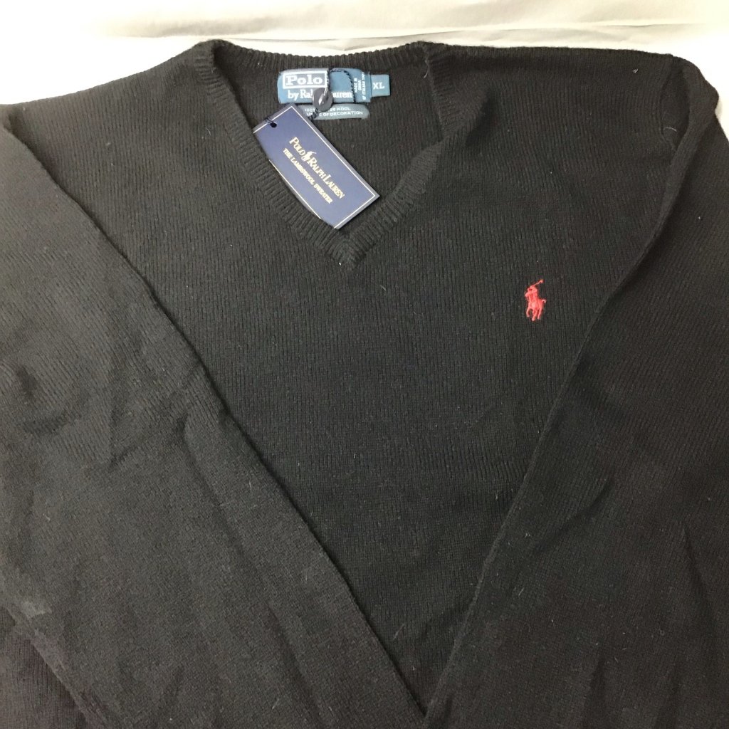 Polo Ralph Lauren The Lambs Wool Sweater Black Xl Nwt